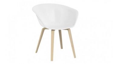 Arper | DUNA 02 stoel met armleuningen & houten poten | 42032