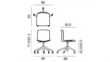 Arper Bureaustoelen2