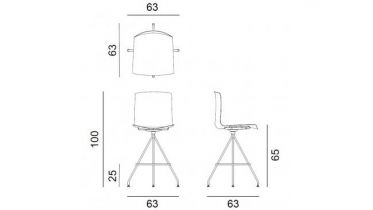 Arper Catifa 46 art 0488 counterstool2