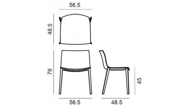 Arper - Catifa 53 - art 2087 - stoel2