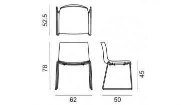Arper - Catifa 53 - art 2076 - stoel 2