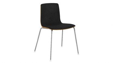 Arper | Aava stoel | 4-poten | hout & binnenzijde bekleed |3934
