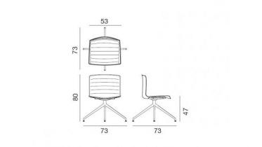 Arper - Catifa 53 - art 2060 - stoel2