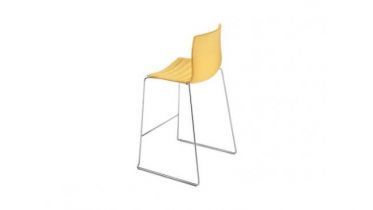 Arper CATIFA 46 barkruk slede & rondom bekleed 0476 / 0473
