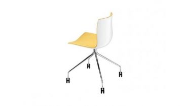 Arper CATIFA 46 stoel met wielen 0462
